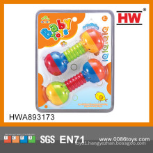 Attractive Lovely baby toy baby rattle toy barbell